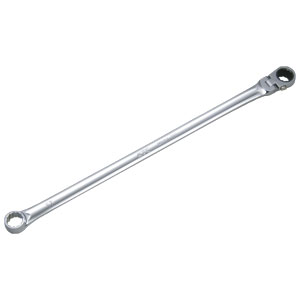 KTC(京都機械工具) 超ロングラチェットめがねレンチ（首振りタイプ）17mm MR15L-17F KTC