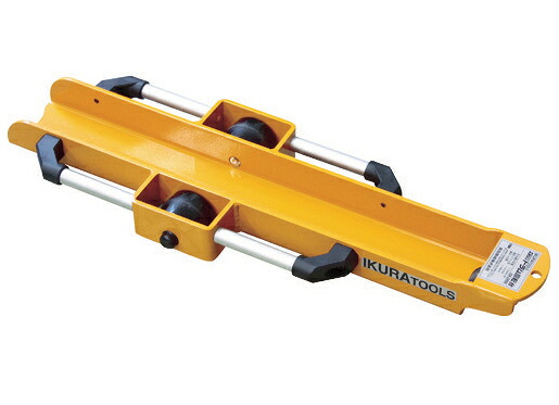 育良精機 ドラム回転台(20114)幅：270mm×奥行：1020mm ISK-DR110