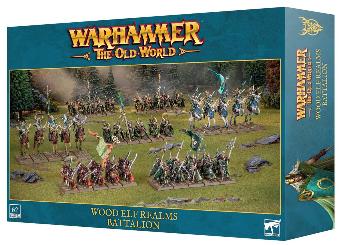 ゲームズワークショップ バタリオン：ウッドエルフ・レルム ウォーハンマー