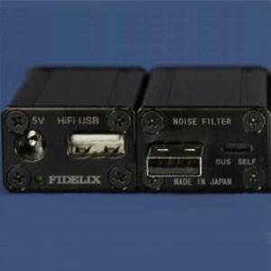 フィデリックス HiFi USB NOISE FILTER（黒いこと） USBノイズフイルタB FIDELIX