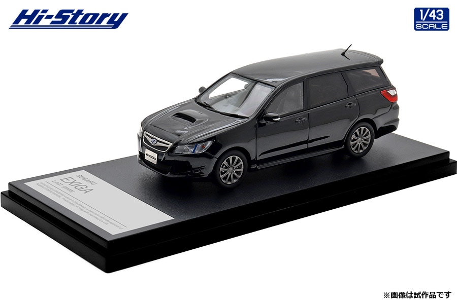 ハイストーリー 1/43 SUBARU EXIGA 2.0GT (2008) オブティシアンブラック・パール【HS518BK】 ミニカー