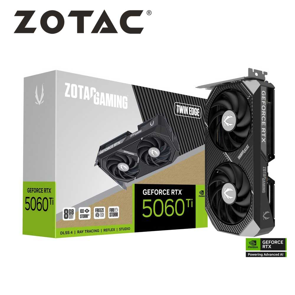 ZOTAC｜ゾタック ZOTAC GAMING GeForce RTX 5060 Ti 8GB Twin Edge / PCI Express 5.0 グラフィックスボード（ブラック） ZT-B50610E-10M｜Joshin web 家電とPCの大型専門店