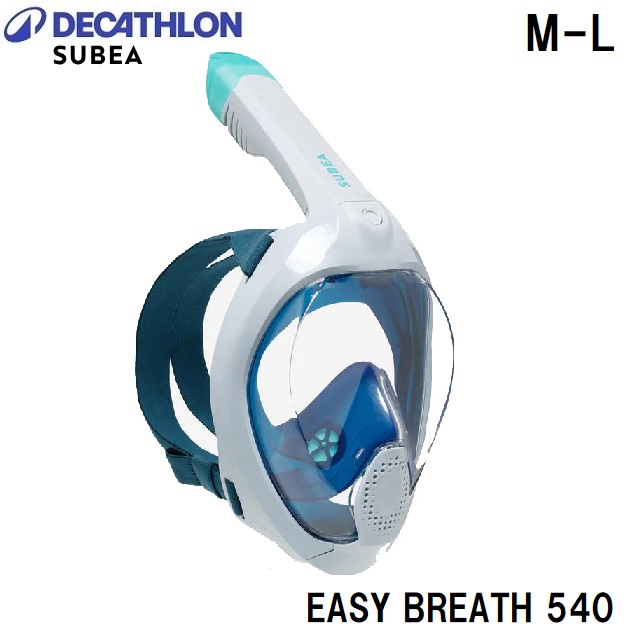 DECATHLON(デカトロン) シュノーケリング マスク EASY BREATH 540(M-L) 8771669-4681831 SUBEA(スベア)
