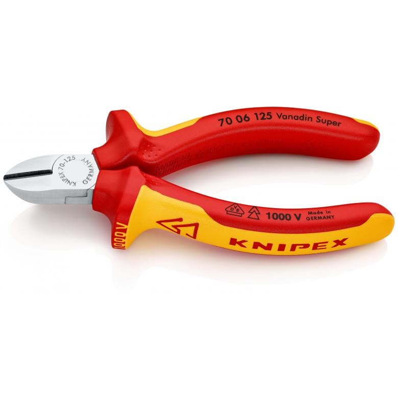 クニペックス 絶縁1000V電工ニッパー　125mm 7006125 KNIPEX