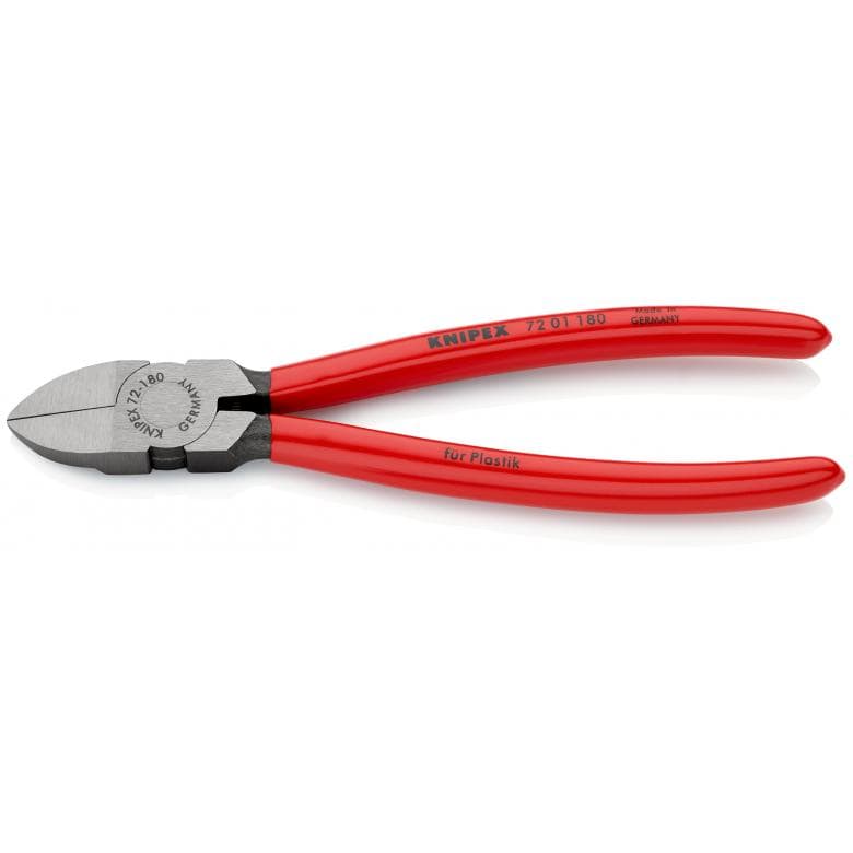 クニペックス プラスチック用ニッパー　180mm 72 01 180 KNIPEX