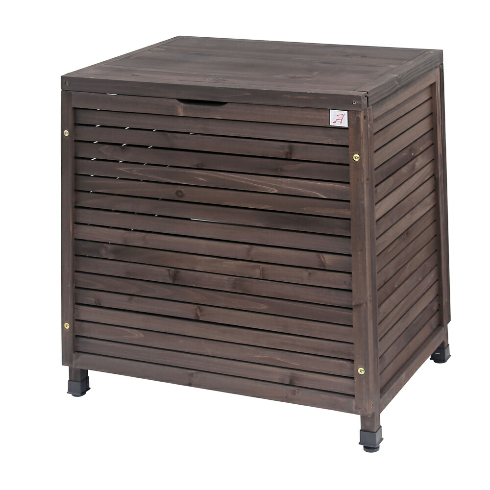 谷村実業 木製ダストボックス(ダークブラウン) TAN-3024-DBR APET [TAN3024DBR]