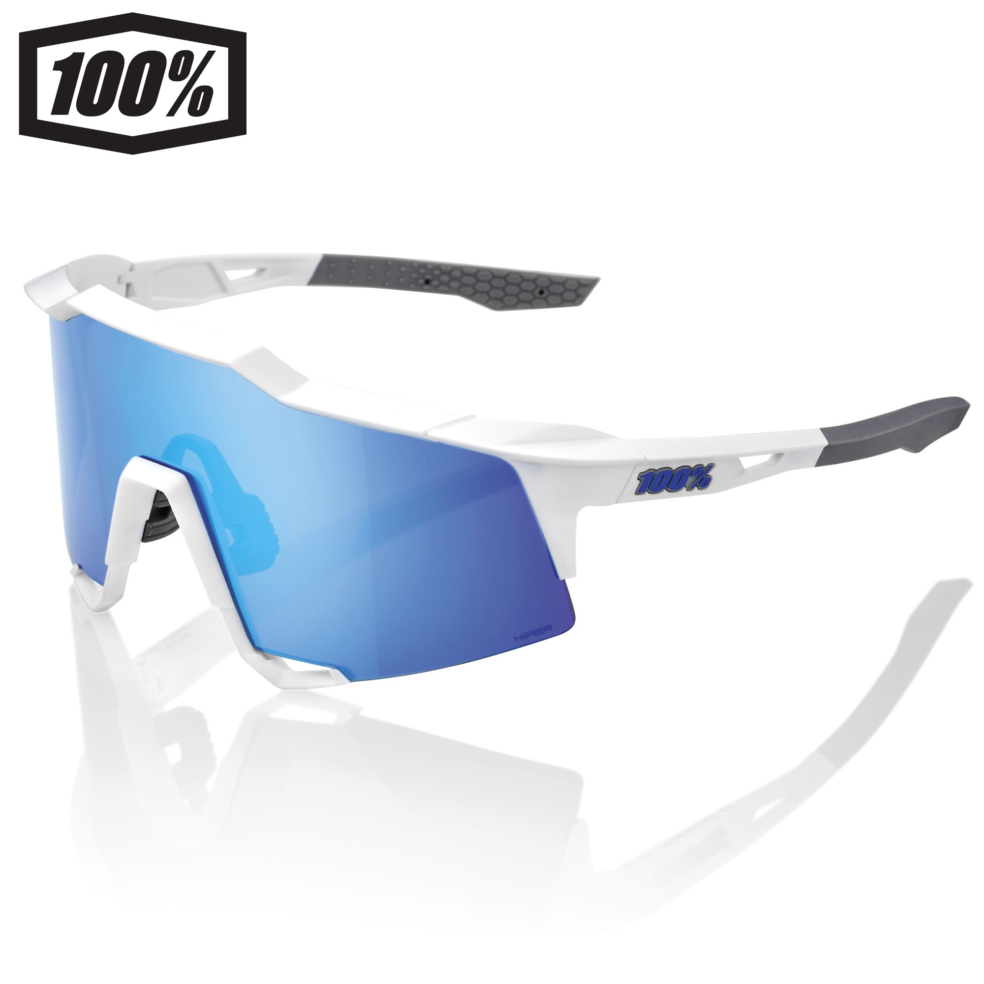 ワンハンドレッド スポーツサングラス スピードクラフト Speedcraft Matte white Hiper Blue 6000700012(ワンハンドレッ ワンハンドレッド