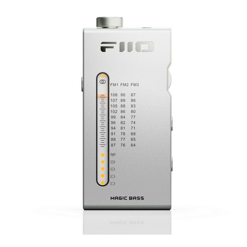 フィーオ 携帯型FMラジオ受信機（しろがね色） FIO-RR11-S FIIO RR11 Silver