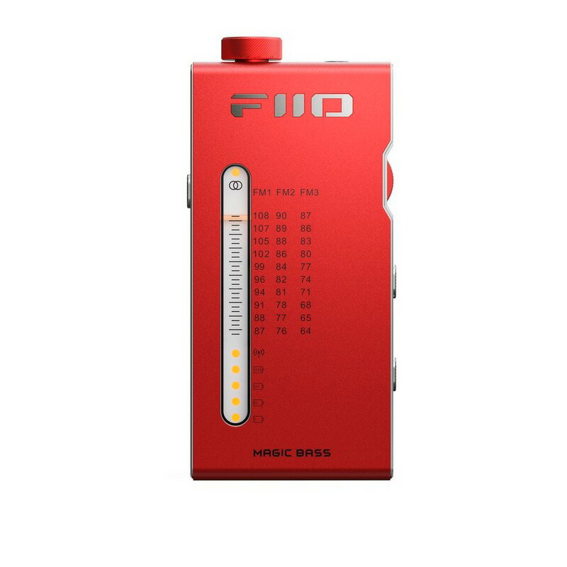 フィーオ 携帯型FMラジオ受信機（赤いこと） FIO-RR11-R FIIO RR11 Red