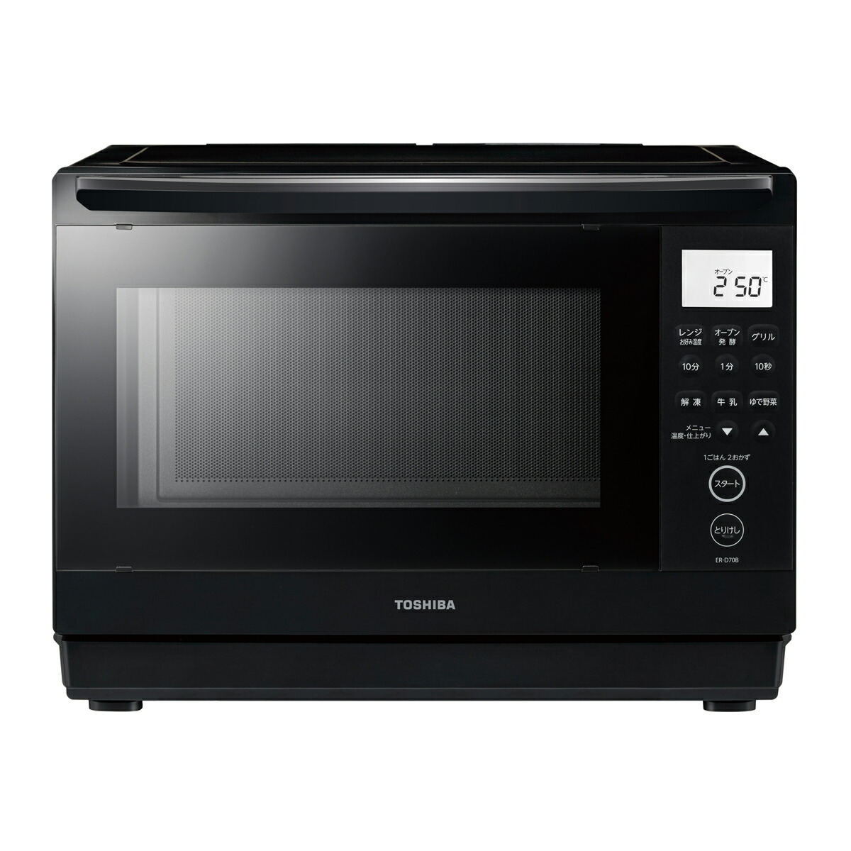 東芝 飾り気のないスチームオーブンレンジ 26L 黒いこと ER-D70B-K TOSHIBA 石窯学生寄宿舎 角皿式スチームオーブンレンジ 陰電子範囲 東芝 [ERD70BK]