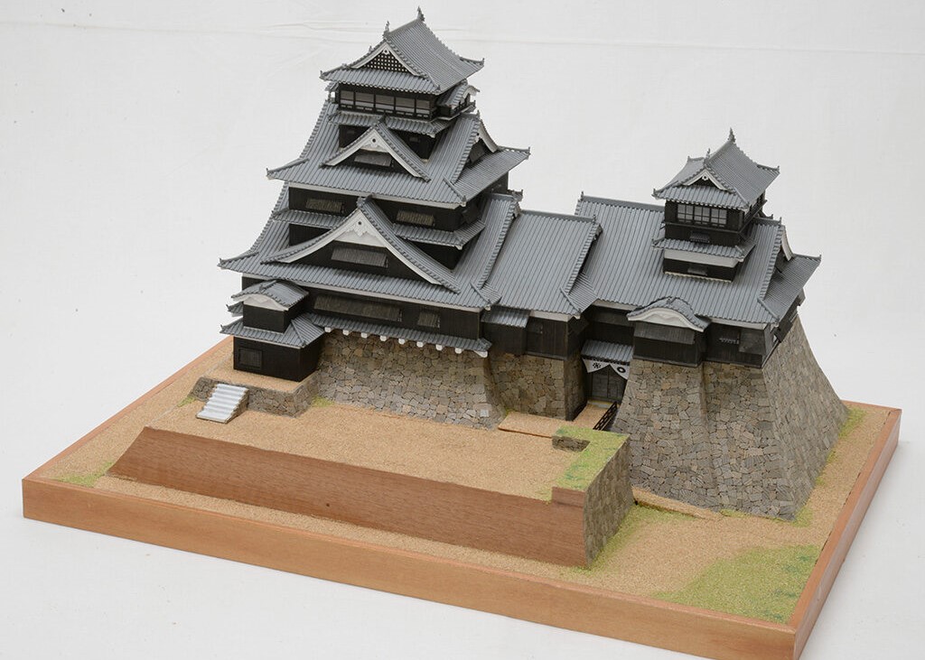ウッディジョー 1/150 熊本城 木製組立キット
