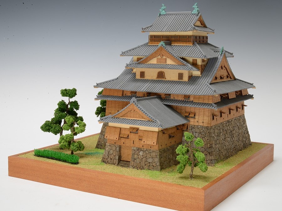 ウッディジョー 1/150 松江城 木製組立キット