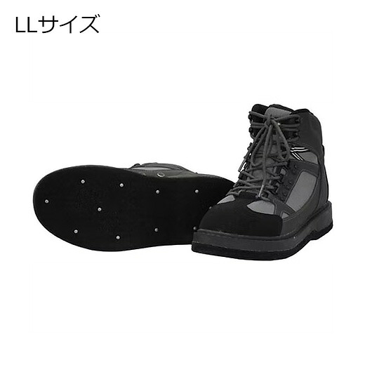 エクセル ウェーディングシューズ フェルトスパイク LLサイズ/27.0～27.5cm（ダークグレー） OH-082/LL OHJI