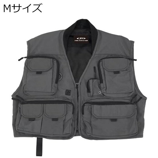 エクセル クリークフィッシングベスト Mサイズ（ダークグレー） FP-405/DG/M FINAL PERFECTION 釣りベスト 4,955円