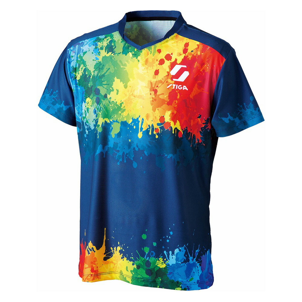 STIGA(スティガ) STIGAシャツ KR-VI(ネイビー・サイズ:2XL) 1840-4906-08(2XL) 卓球