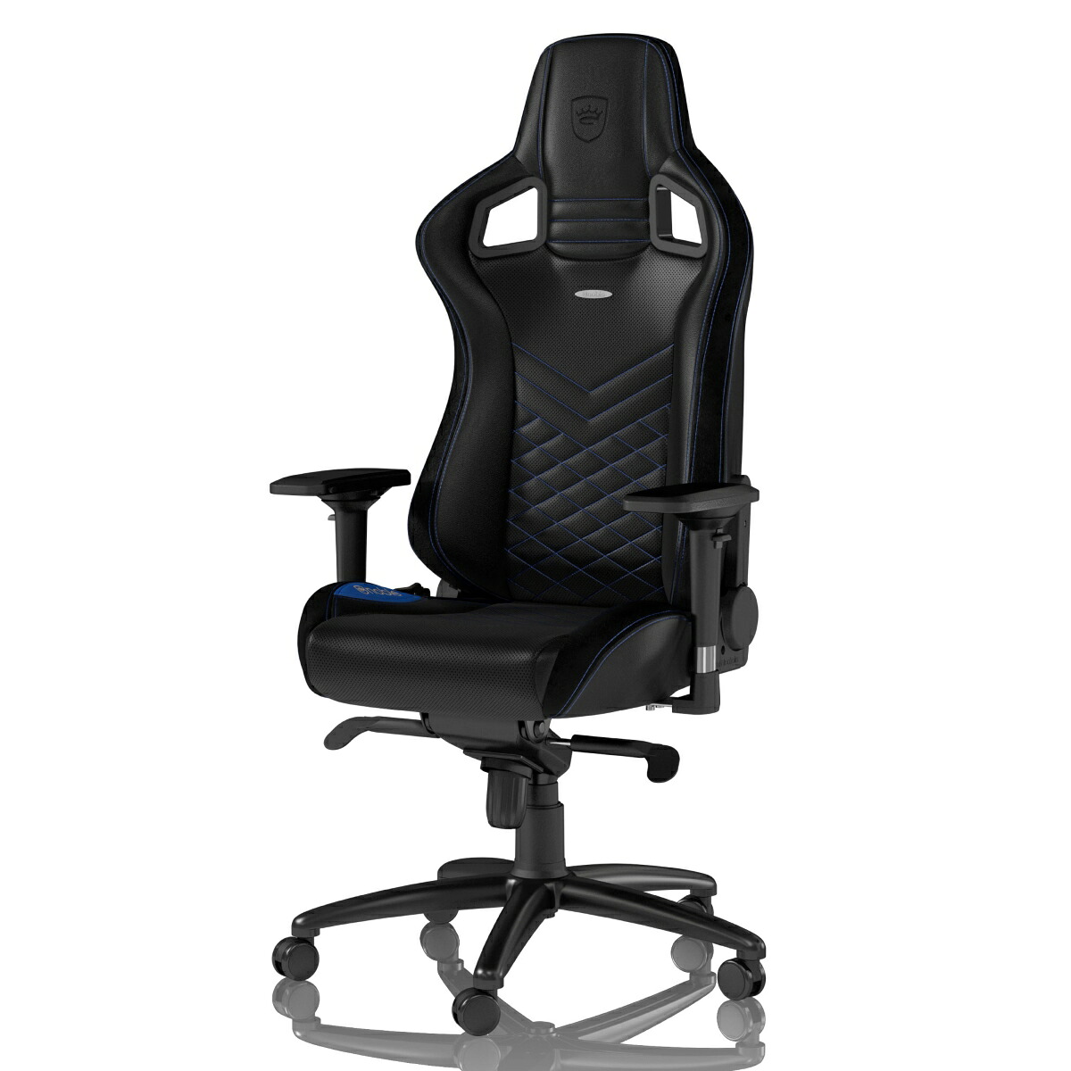 noblechairs ゲーミングチェア EPIC（ブルー） NBL-PU-BLU-003 ノーブルチェアーズ　エピック　オフィスチェア　ワーキングチェア [NBLPUBLU003]｜Joshin web 家電とPCの大型専門店
