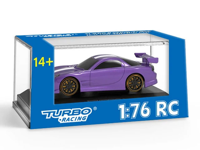 TURBO RACING 【再生産】1/76 C61 パープル ドリフトカー プロポレス 【C61S】 ラジコン