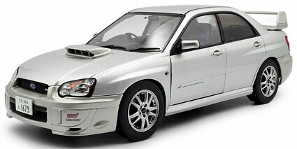 ソリド 1/18 スバル インプレッサ WRX STI 2003 (シルバー)【S1812303】 ミニカー