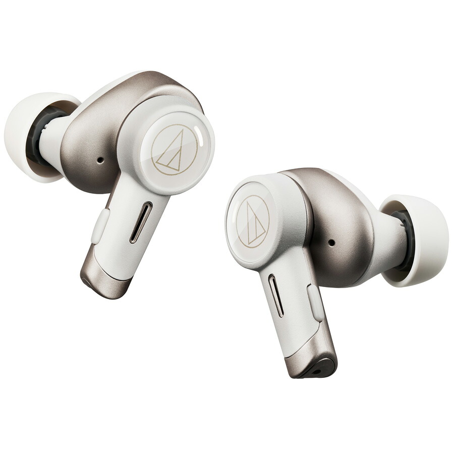 オーディオテクニカ ノイズキャンセリング機能搭載　完全ワイヤレスBluetoothイヤホン（ホワイト） ATH-TWX9MK2WH audio-technica
