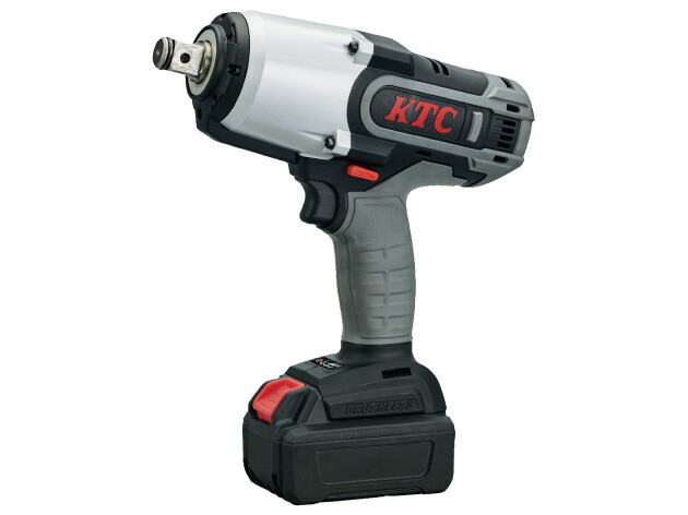 KTC(京都機械工具) 18V 19.0sq コードレストルクリミット 差しひびき鍵書き割り(乾電池(JBE18050K)×2個・申し受ける器(JHE180K)付き添い人) JTAE682