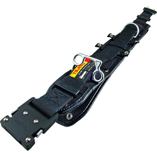 TJMデザイン ワークポジショニング用胴当てベルトフラット アルミワンタッチバックル黒 Sサイズ WFXD1-WBS TJMデザイン|Joshin web 家電とPCの大型専門店