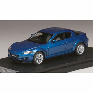 MARK43 1/43 マツダ RX-8  (SE3P)  ウイニングブルーメタリック【PM4342BL】 ミニカー