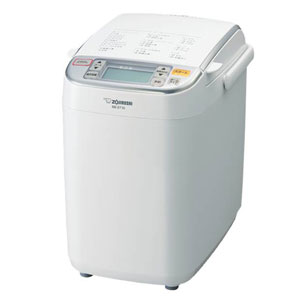 象印 ホームベーカリー　1斤タイプ　ホワイト BB-ST10-WA ZOJIRUSHI　パンくらぶ [BBST10WA]｜Joshin web 家電とPCの大型専門店