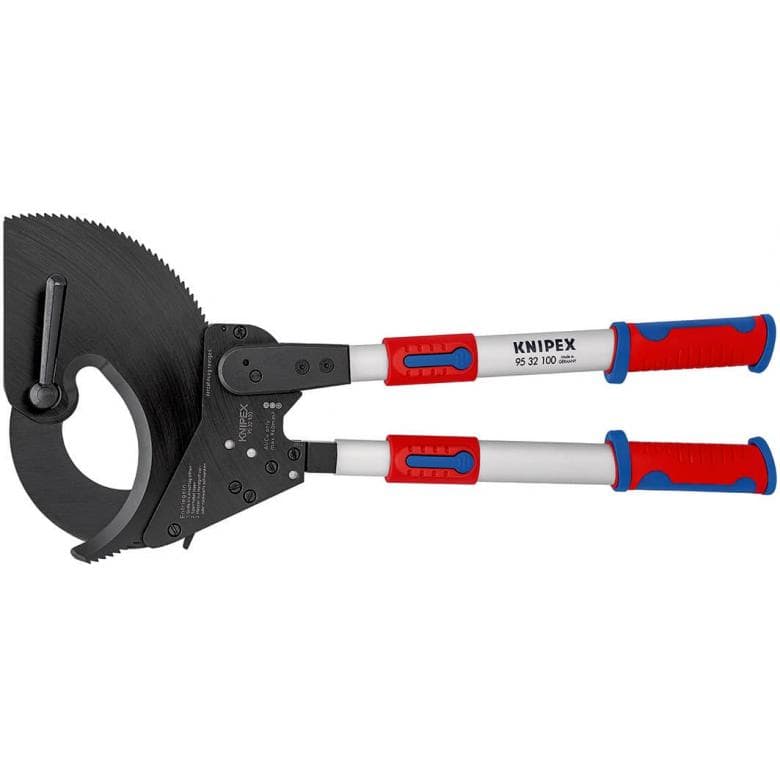 クニペックス ラチェット式有線テレビ切断機 650粍 95 32 100 KNIPEX