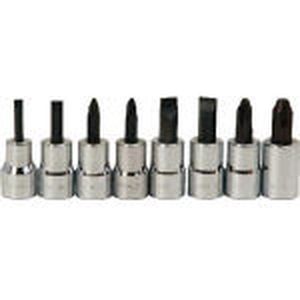 WILLIAMS 3/8運転 スクリュードライバービットソケットセット 8個仕掛ける JHWWSBSP-8RC