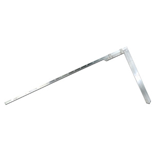 シンワ測定 材木尺 75cm 表2mm・裏1mm目盛(ステン) 63568