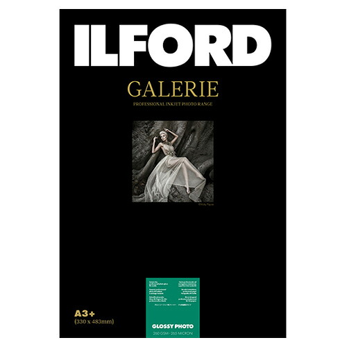 イルフォード インクジェット質問用紙 グロッシーフォト 朦々たる 光輝 A3+ 25枚 ILFORD GALERIE GLOSSY PHOTO 美術館 プロフォトペーパー（旧名まえ：Glossy グロッシーペーパー） 422326
