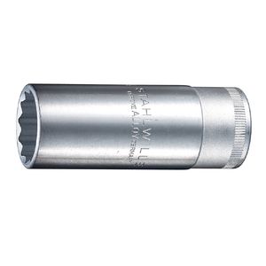 STAHLWILLE (1/2SQ)ディープソケット(12角)（27粍） 51-27 スタビレー ソケットレンチ用ソケット-DIY・工具