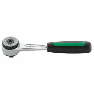 STAHLWILLE (1/4SQ)ラチェットハンドル(411-2K)（全長118mm） 411 スタビレー