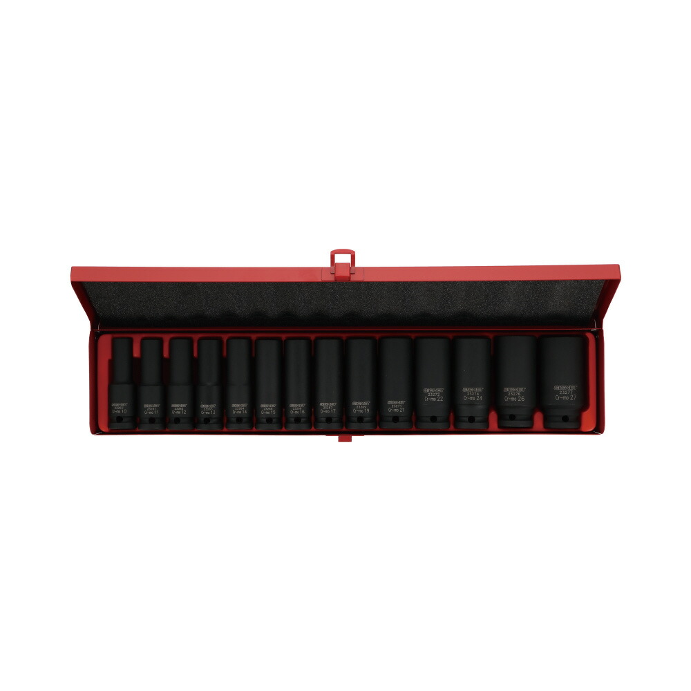 SIGNET 1/2DR 14PCミリディープインパクトソケットセット 23296 シグネット|Joshin web 家電とPCの大型専門店