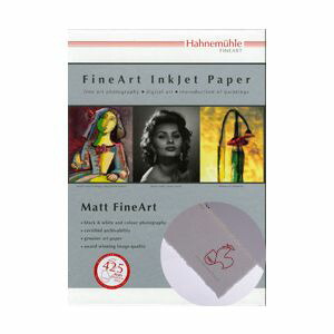 ハーネミューレ インクジェット用紙 厚手 マットテクスチャードホワイト A3+ 25枚 Hahnemuhle Fine Art Inkjet Paper with Deckle Edge ウイリアムターナー デックルエッジ 310gsm 430534