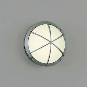 コイズミ LEDポーチライト（シルバーメタリック）【電気工事専用】 AU38606L KOIZUMI [AU38606L]