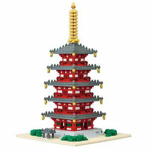 カワダ nanoblock（ナノブロック） 五重塔 デラックスエディション【NB-031】