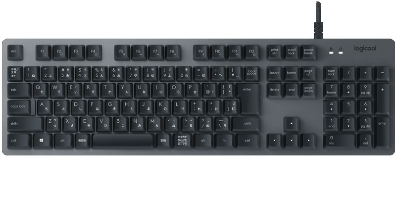 K840 ロジクール メカニカルキーボード 108キー日本語配列 Logicool Mechanical Keyboard K840