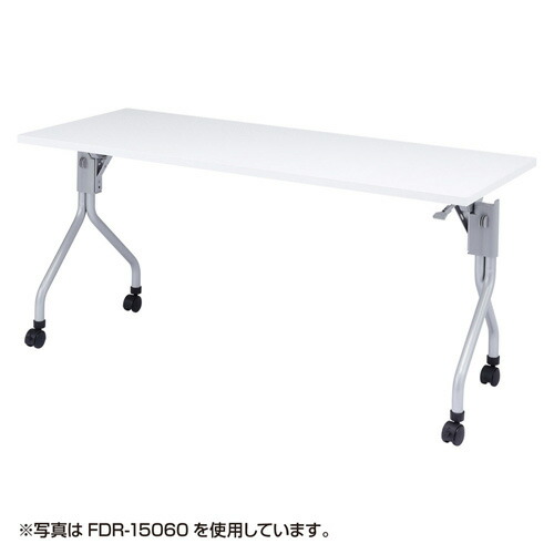 サンワサプライ フォールディングデスク(150×45糎)白いこと FDR-15045 FDR続きもの [FDR15045]