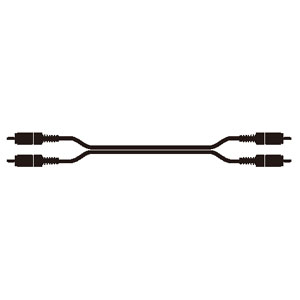 Auido-Technica Rca Audio Line Cable Aprx. 4.9 Feet (1.5 Meters) Atl464A/1.5 (4961310604080)