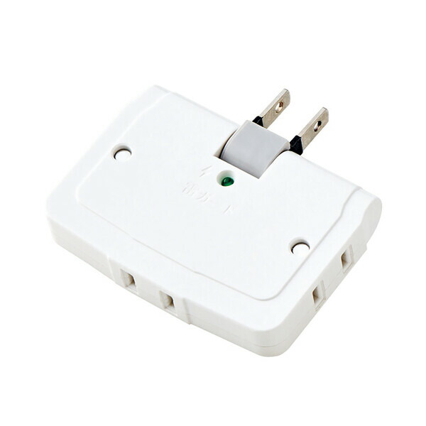 楽天市場 T Ktr04wh エレコム コーナータップ 2ピン 3個口 雷ガード ホワイト Elecom Tktr04wh Joshin Web 家電とpcの大型専門店