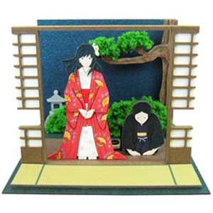 さんけい NONスケール みにちゅあーとキット スタジオジブリminiシリーズ ふたりの結婚式（風立ちぬ）【MP07-69】 組立キット画像
