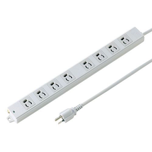 サンワサプライ 工事物件タップ（3P・8個口・5m) TAP-KE8-5 SANWA SUPPLY [TAPKE85]