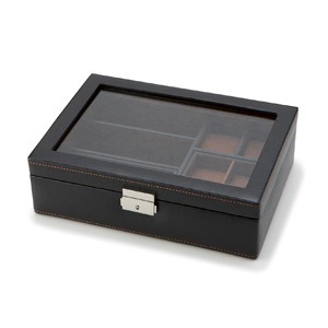 茶谷産業 メンズボックス L 240-576BK LA VITA IDEALE アクセサリーケース [240576BK]｜Joshin web 家電とPCの大型専門店