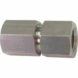 ヤマト産業 高圧継手（メス×メス 袋ナットタイプ） （接続サイズ：M12×1.0（右）×Rc1/4） TS165 高圧ガス用継手