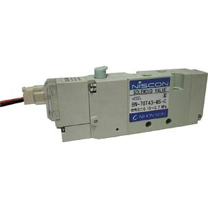 日本精器 4道のり電磁弁M5シングルAC100V7GT BN-7GT43-M5-C-E100 電磁弁