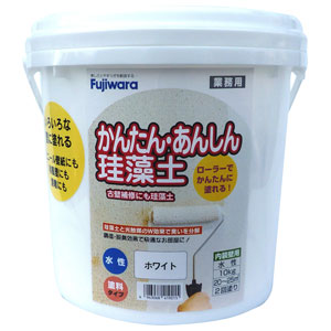 フジワラ化学 かんたん・あんしん珪藻土 10kg (ホワイト) 209563