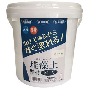 楽天市場】209613 フジワラ化学 珪藻土 壁材MIX 10kg (バニラ 