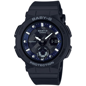 カシオ 【国内定め事品】BABY-G Beach Traveler Series 石英 レディース手合い BGA-250-1AJF [BGA2501AJF]【返品カテゴリー化A】
