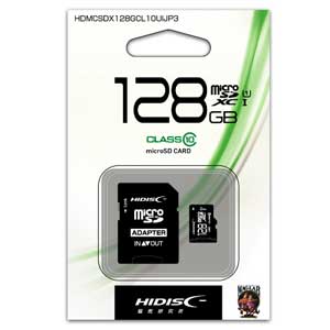 楽天市場 Hdmcsdx128gcl10uijp3 Hidisc Microsdxcメモリカード 128gb Class10 Uhs I Joshin Web 家電とpcの大型専門店